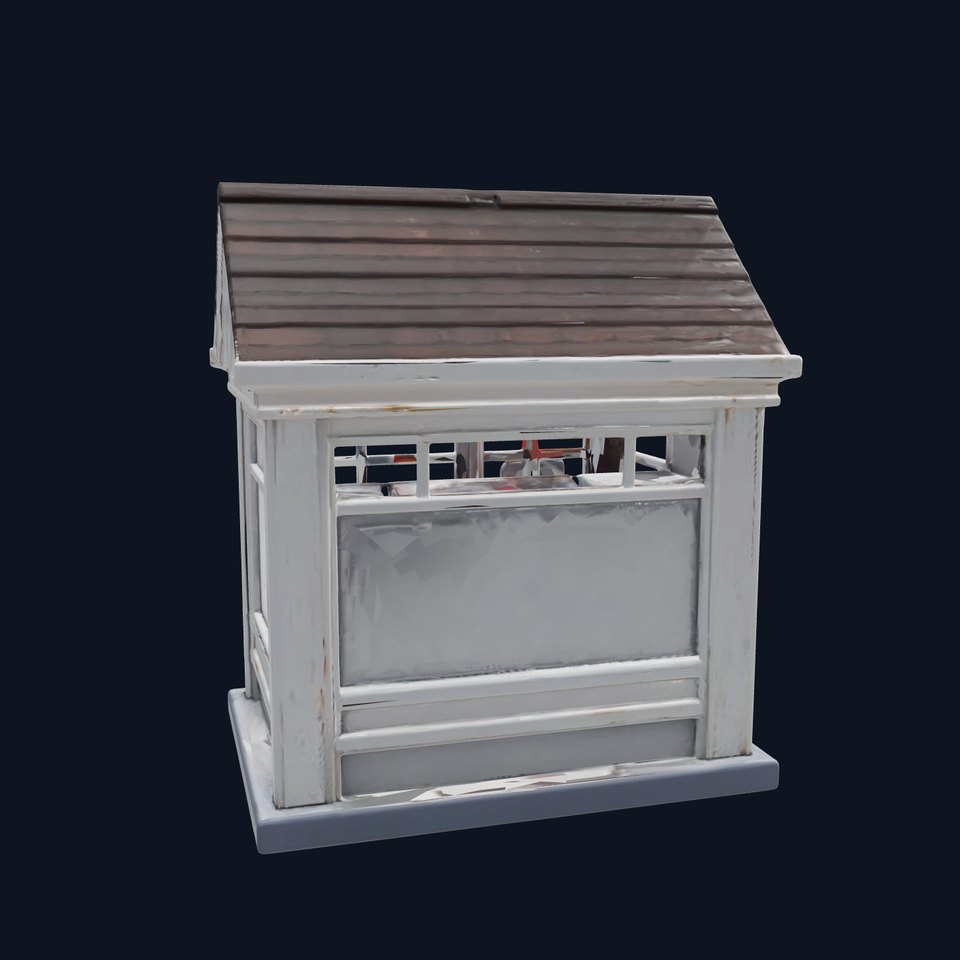 Whimsical Pharmacy Storefront 3D Model Pack